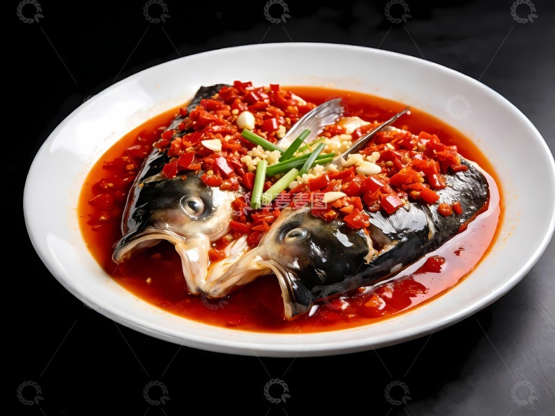 高清大图下载【趣麦麦图】一盘剁椒鱼头鱼头图片