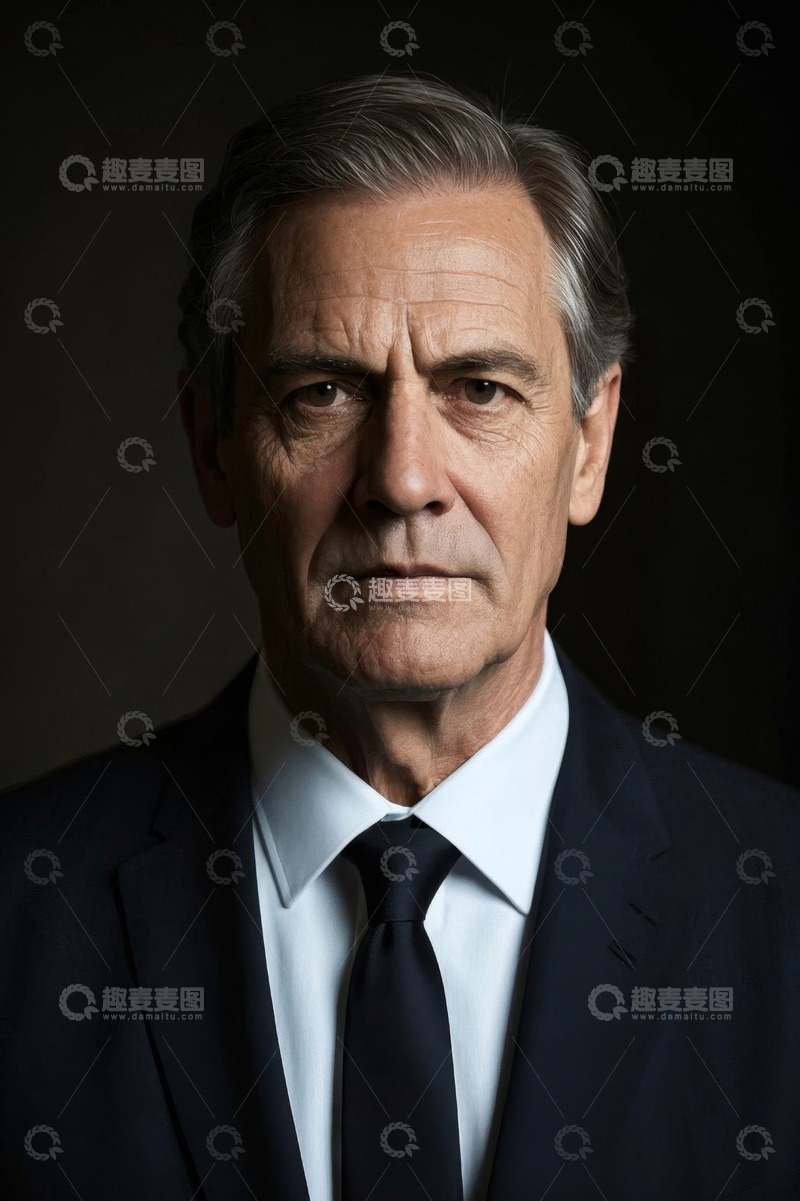 高清大图下载【趣麦麦图】西装革履成年男性肖像