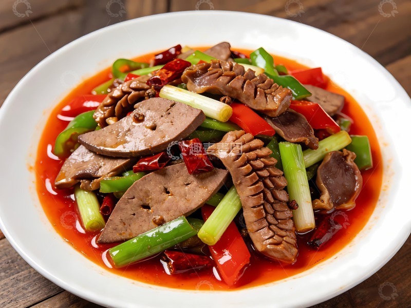 高清大图下载【趣麦麦图】腰肝合炒图片