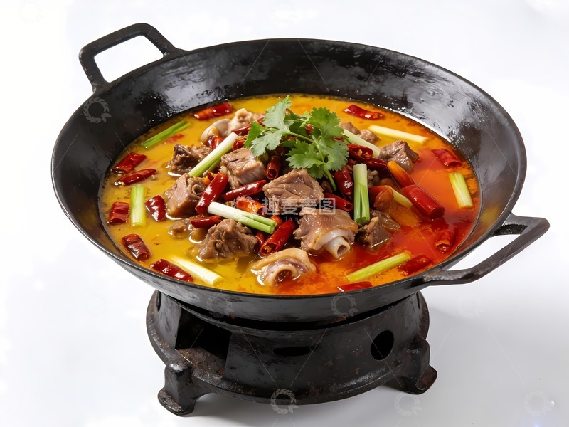 高清大图下载【趣麦麦图】狗肉火锅图片