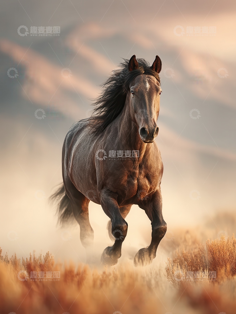 高清大图下载【趣麦麦图】嘶风  踏燕  晨雾  