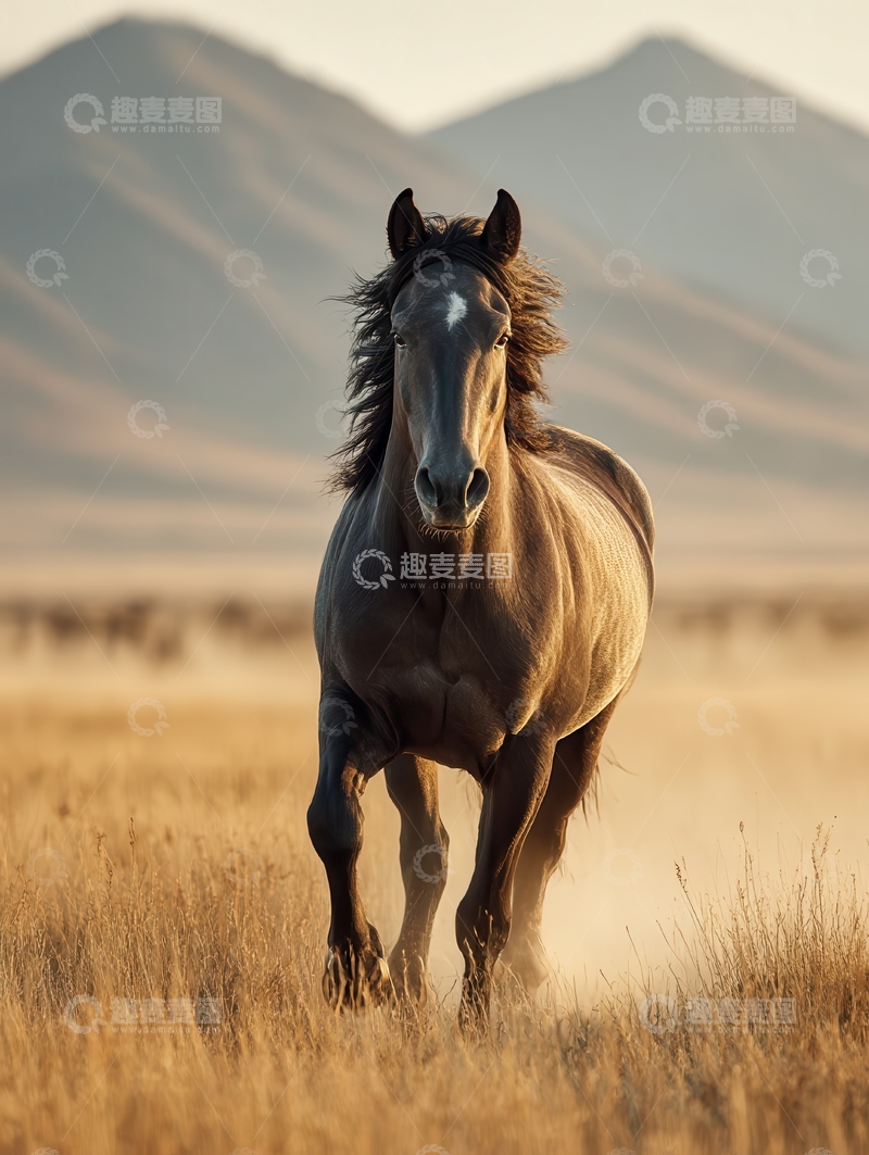 高清大图下载【趣麦麦图】嘶风  踏燕  雪山  