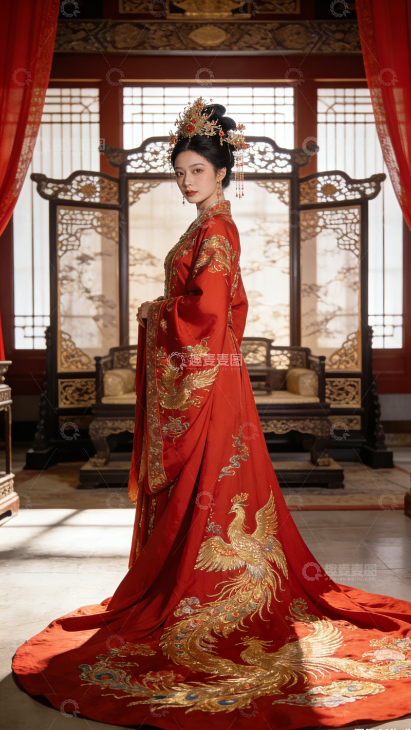 高清大图下载【趣麦麦图】古典中式婚礼服饰写真