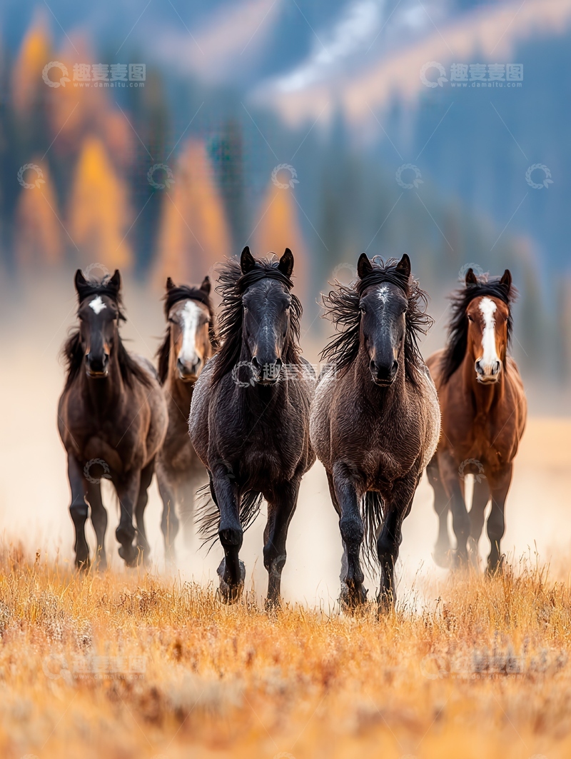 高清大图下载【趣麦麦图】嘶风  踏燕  古道   