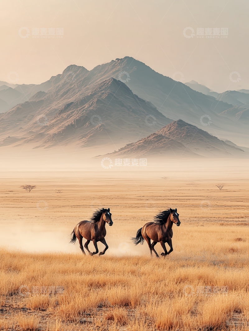 高清大图下载【趣麦麦图】嘶风  踏燕  古朴  