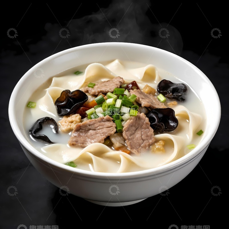 高清大图下载【趣麦麦图】羊肉烩面图片