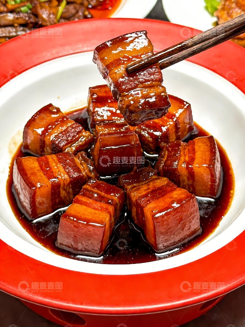 高清大图下载【趣麦麦图】诱人的红烧肉
