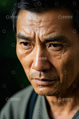 成年男性人物肖像特写