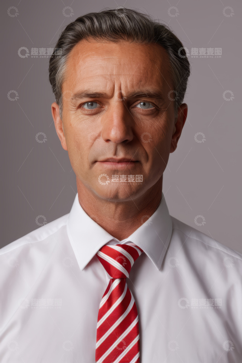 高清大图下载【趣麦麦图】商务男士正面肖像