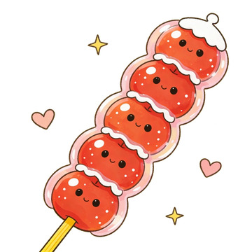 卡通冰糖葫芦