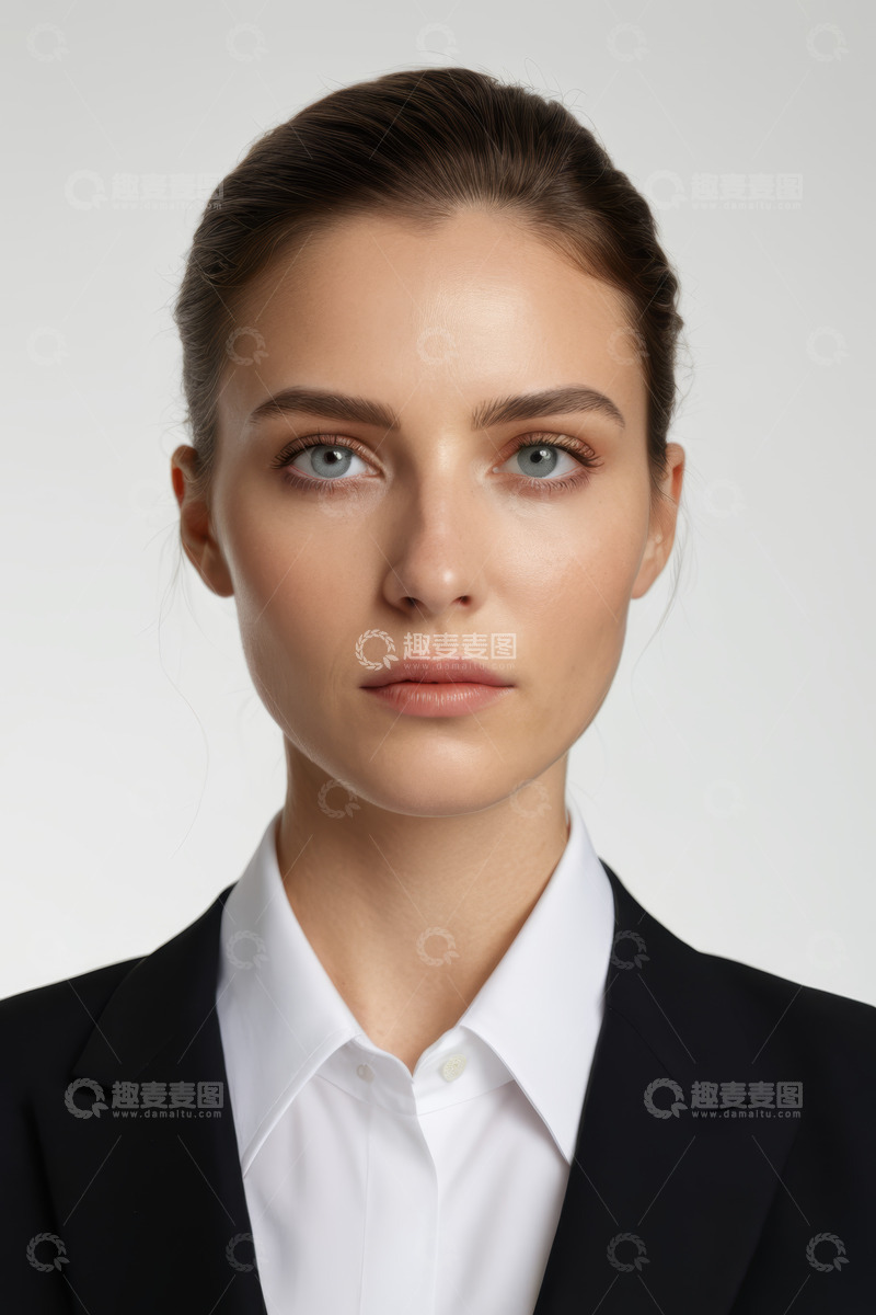 高清大图下载【趣麦麦图】职业女性正面肖像