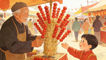 买冰糖葫芦场景