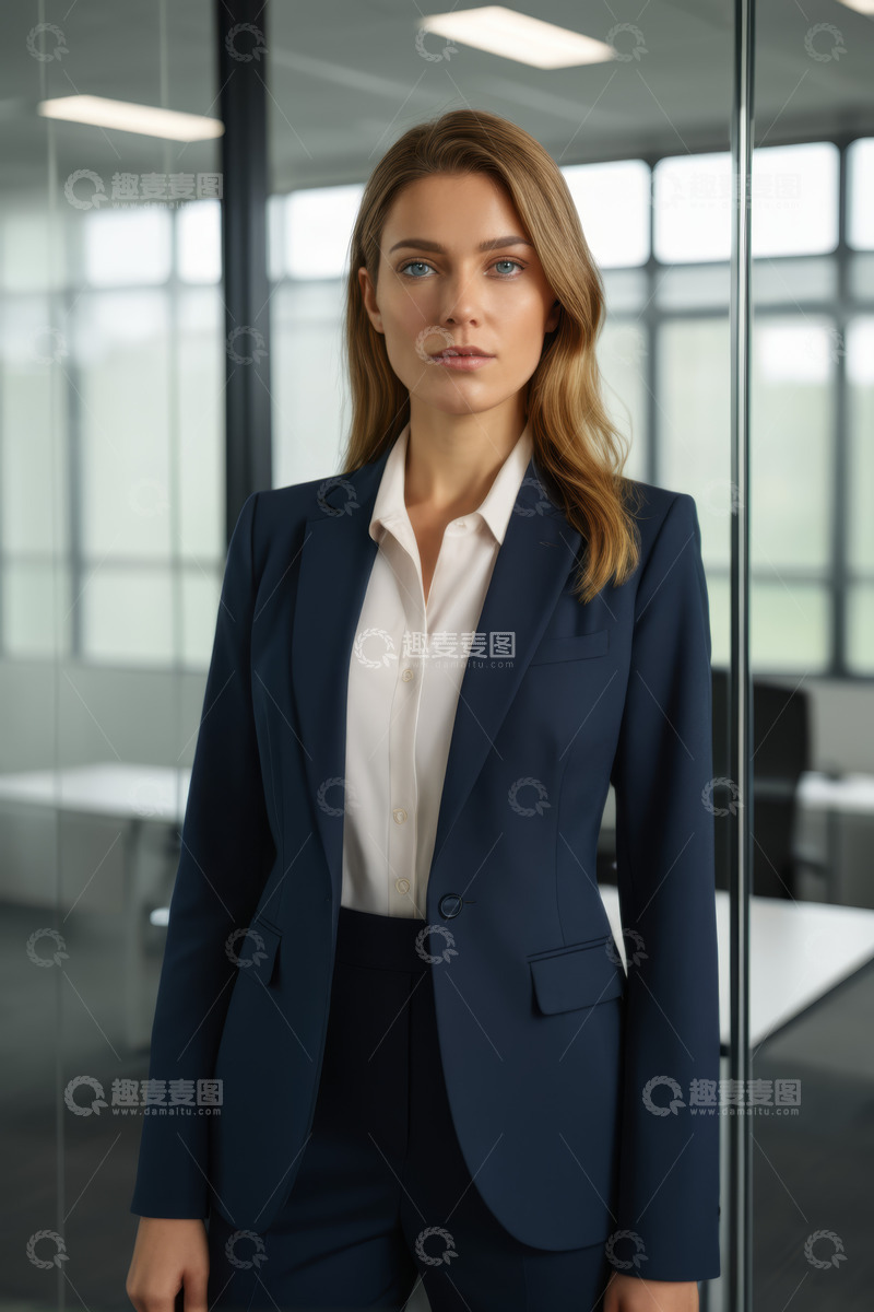 高清大图下载【趣麦麦图】身着正装的职场女性