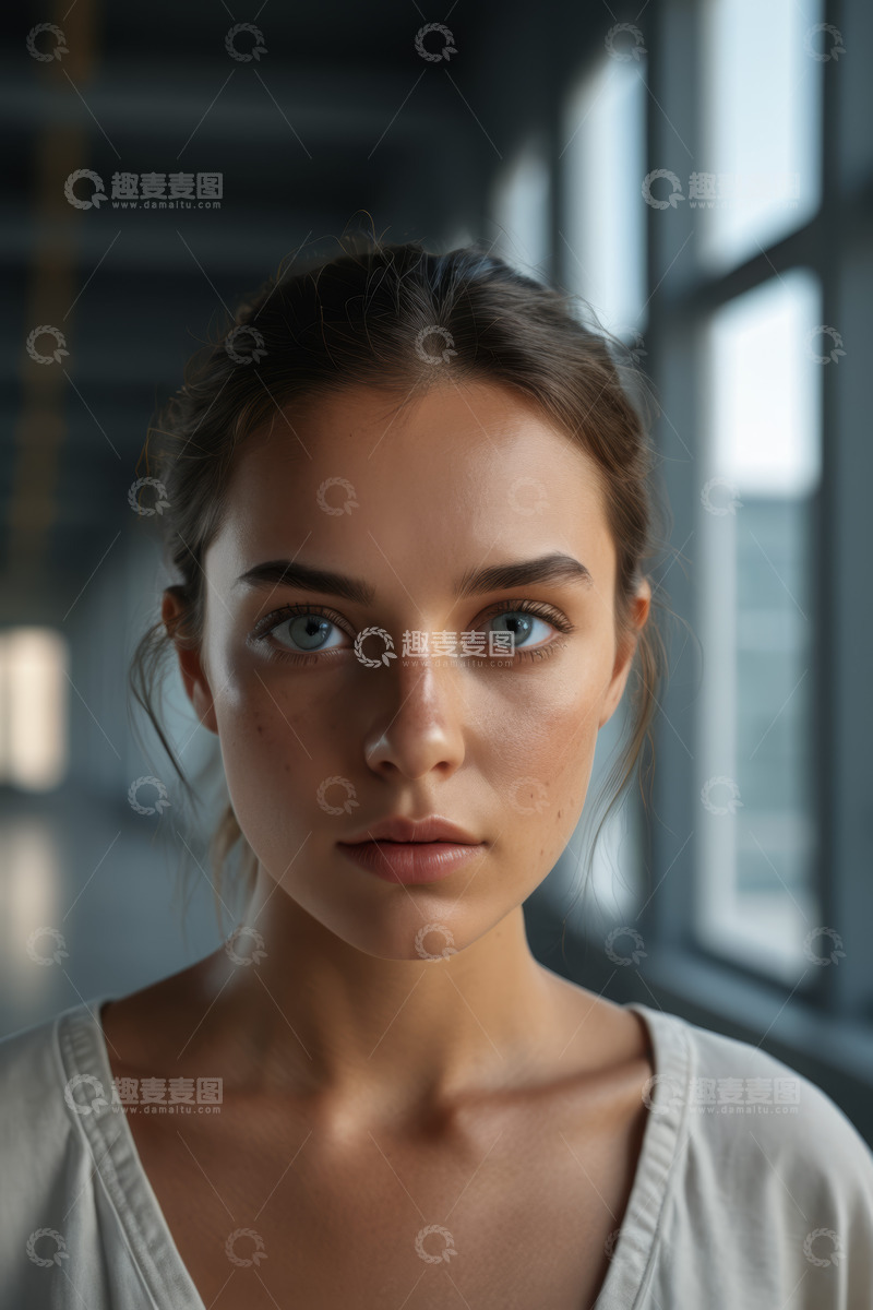 高清大图下载【趣麦麦图】女性肖像特写