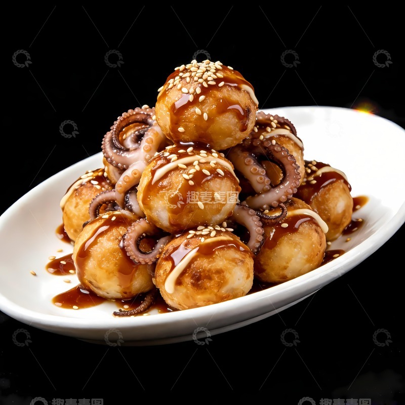 高清大图下载【趣麦麦图】章鱼小丸子摄影