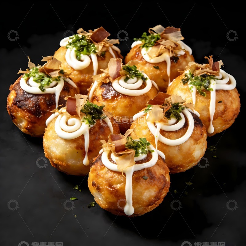 高清大图下载【趣麦麦图】章鱼小丸子图片