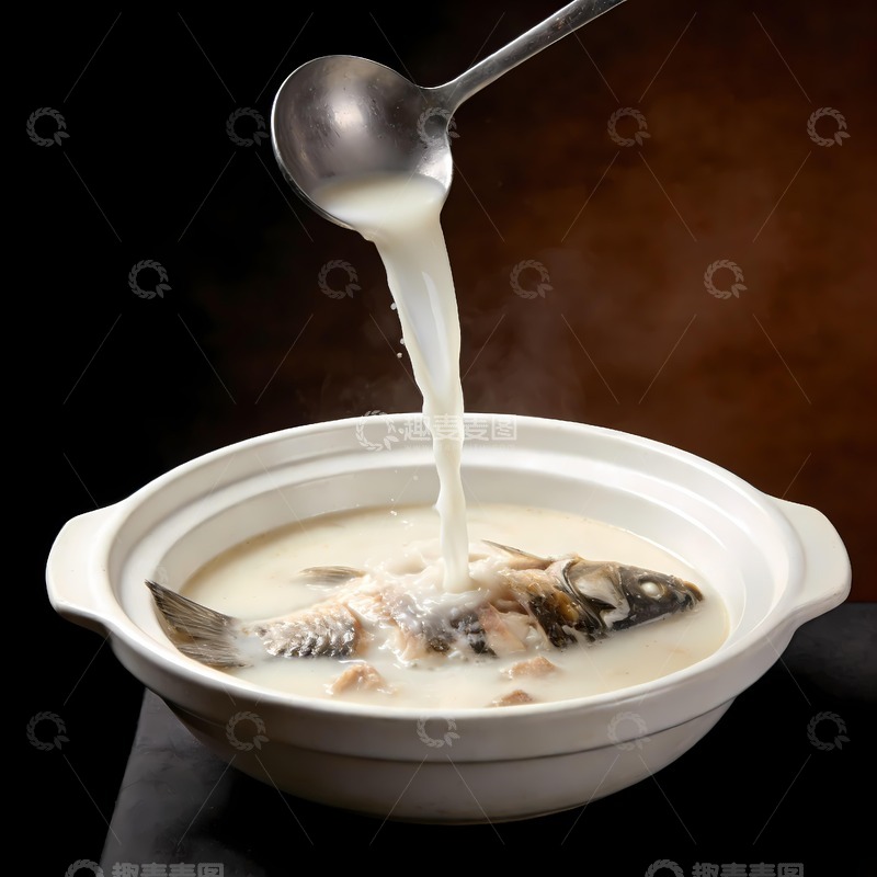 高清大图下载【趣麦麦图】鱼汤鱼头汤摄影