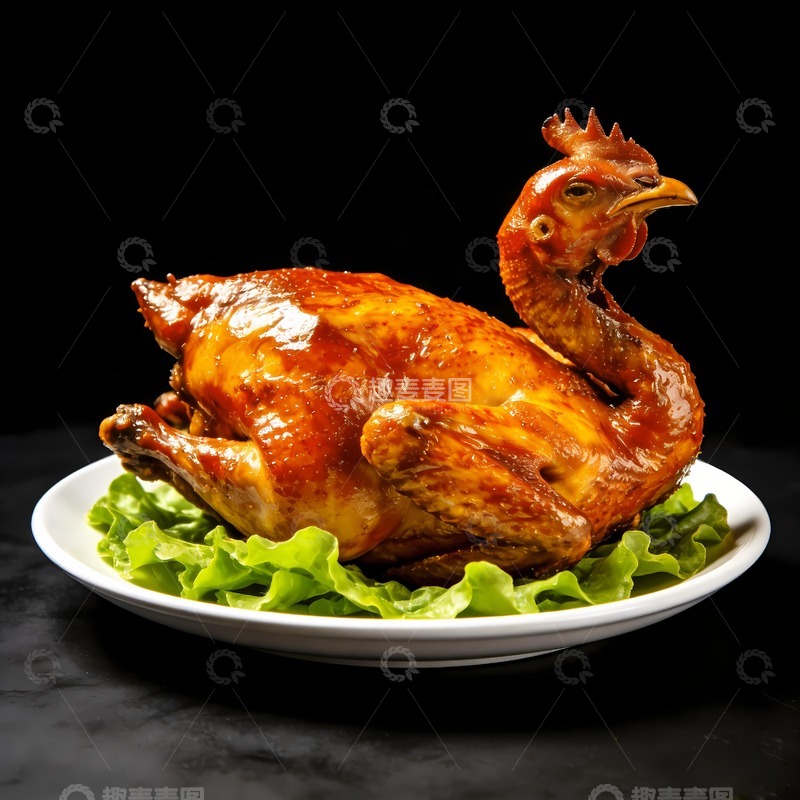 高清大图下载【趣麦麦图】道口烧鸡图片