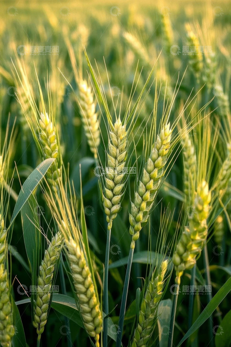 高清大图下载【趣麦麦图】成熟小麦田间特写