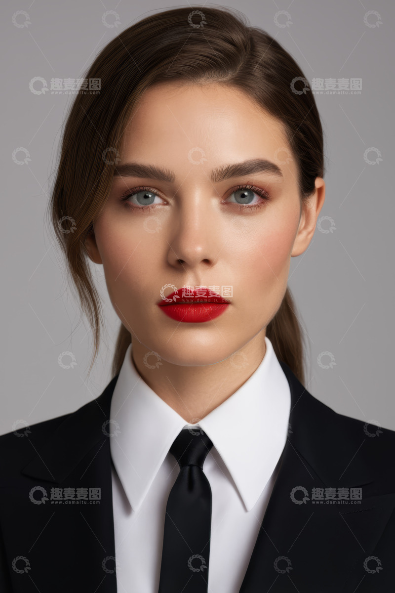 高清大图下载【趣麦麦图】职业女性商务风肖像特写