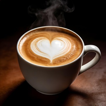 一杯暖心的咖啡