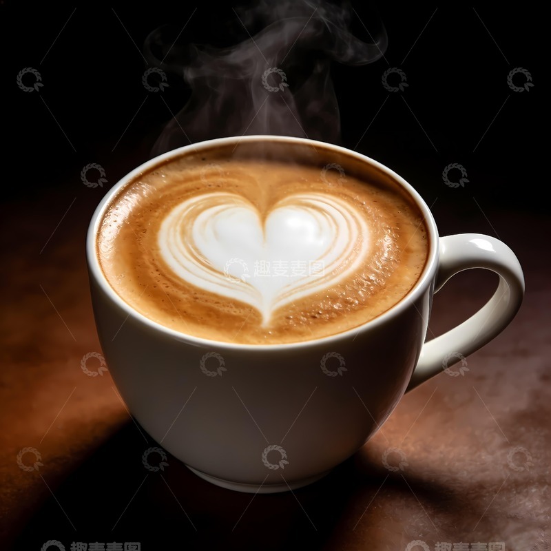 高清大图下载【趣麦麦图】一杯暖心的咖啡