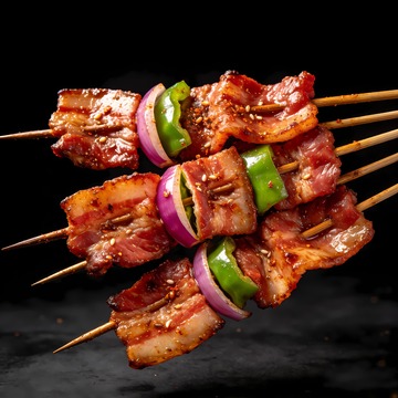 美味烤五花肉