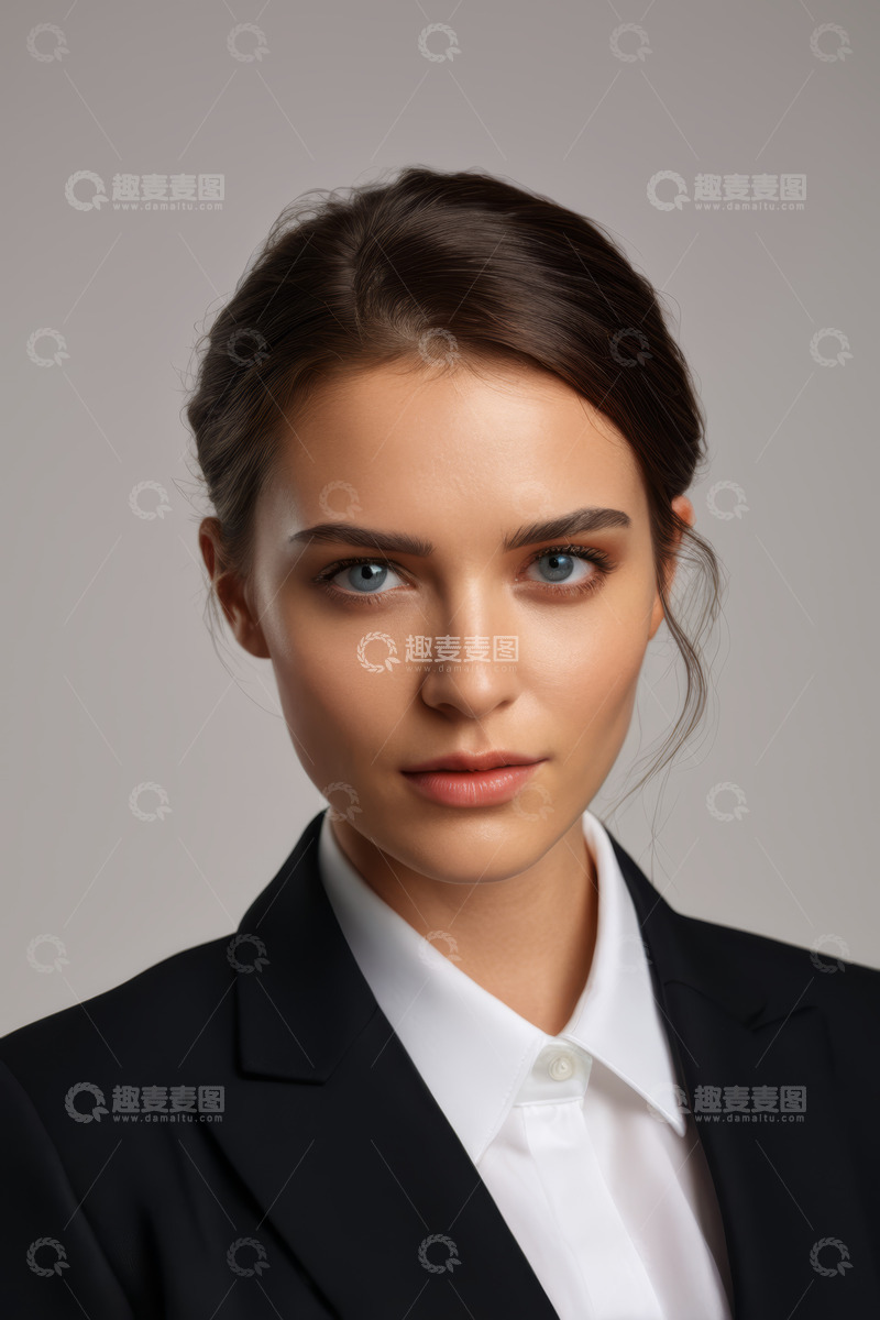 高清大图下载【趣麦麦图】职业女性商务肖像特写