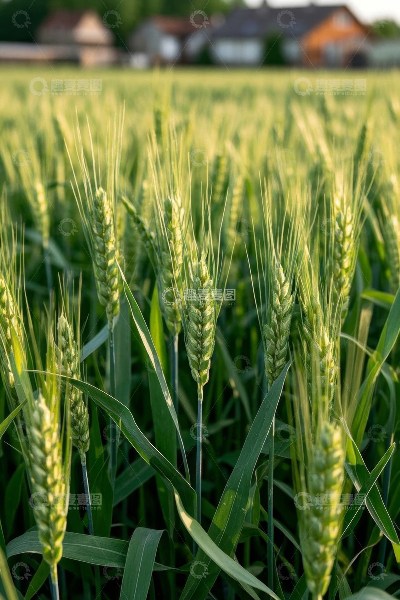 高清大图下载【趣麦麦图】田间生长的成熟小麦
