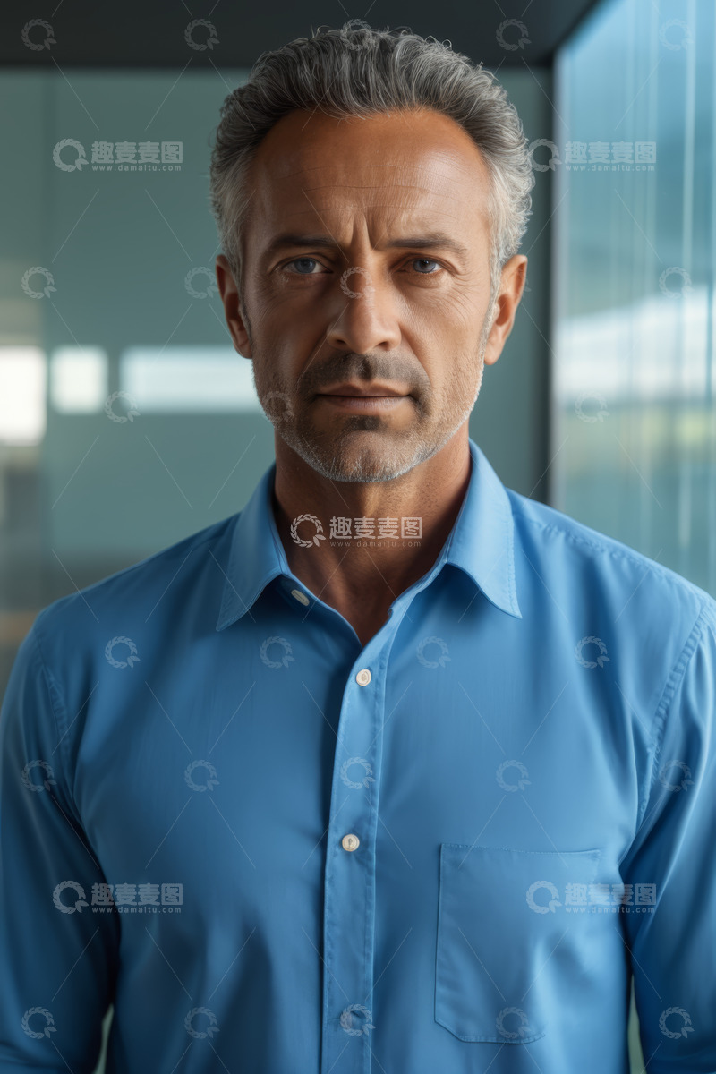 高清大图下载【趣麦麦图】商务男士正装半身像