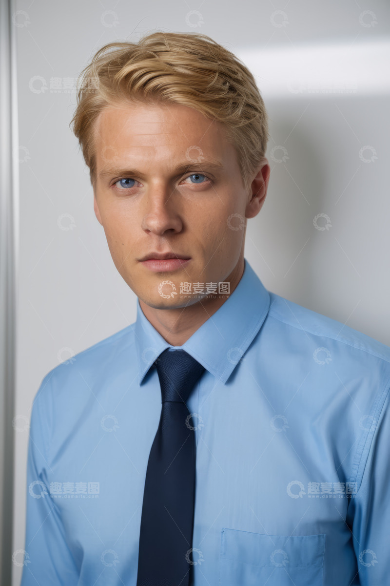 高清大图下载【趣麦麦图】商务男士正装肖像