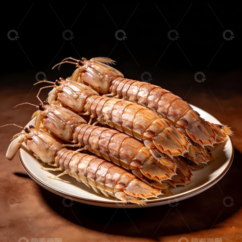 高清大图下载【趣麦麦图】美味皮皮虾图片