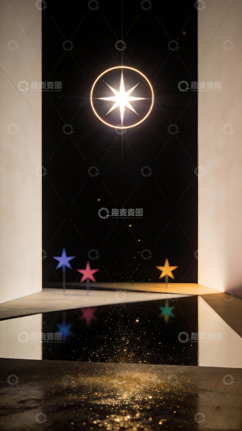 高清大图下载【趣麦麦图】星光璀璨梦幻场景