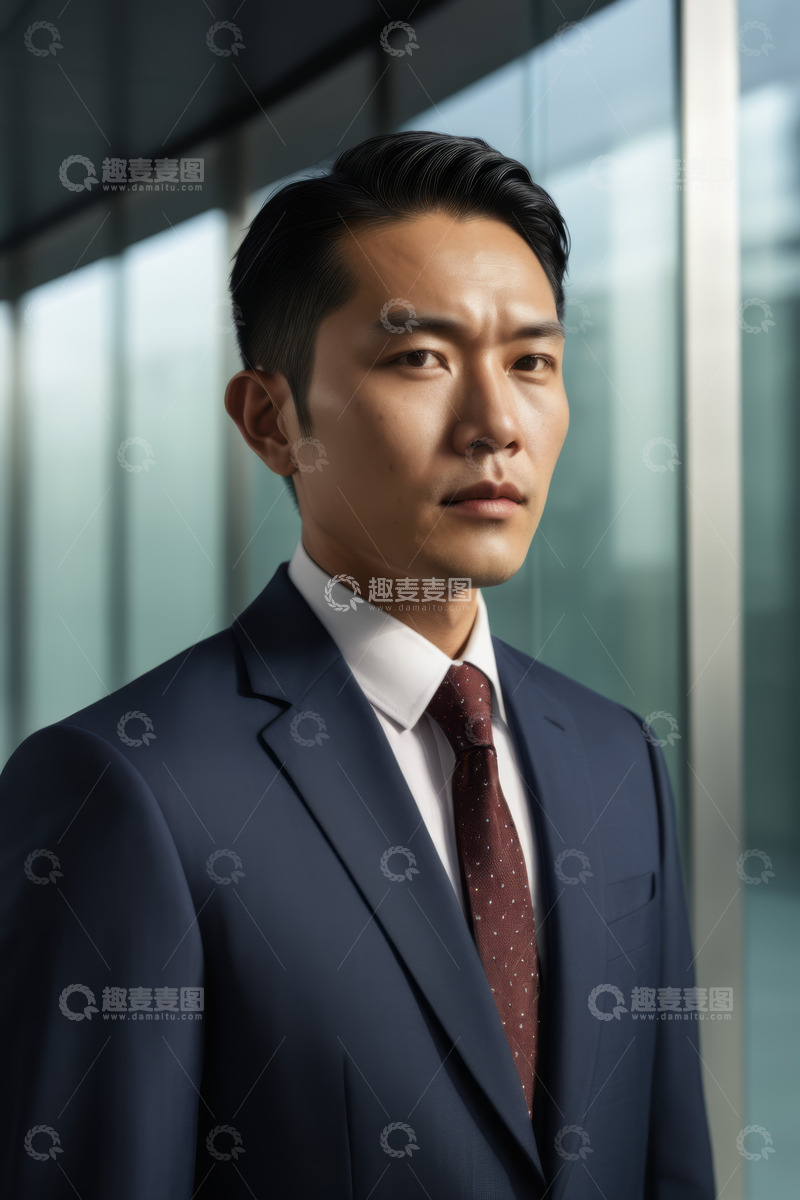 高清大图下载【趣麦麦图】商务男士职业形象特写
