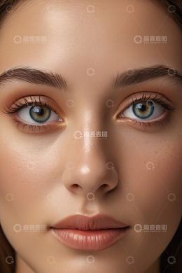 女性脸部特写肖像图片