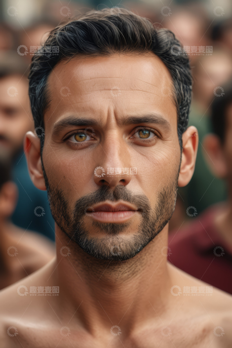高清大图下载【趣麦麦图】男性人物特写