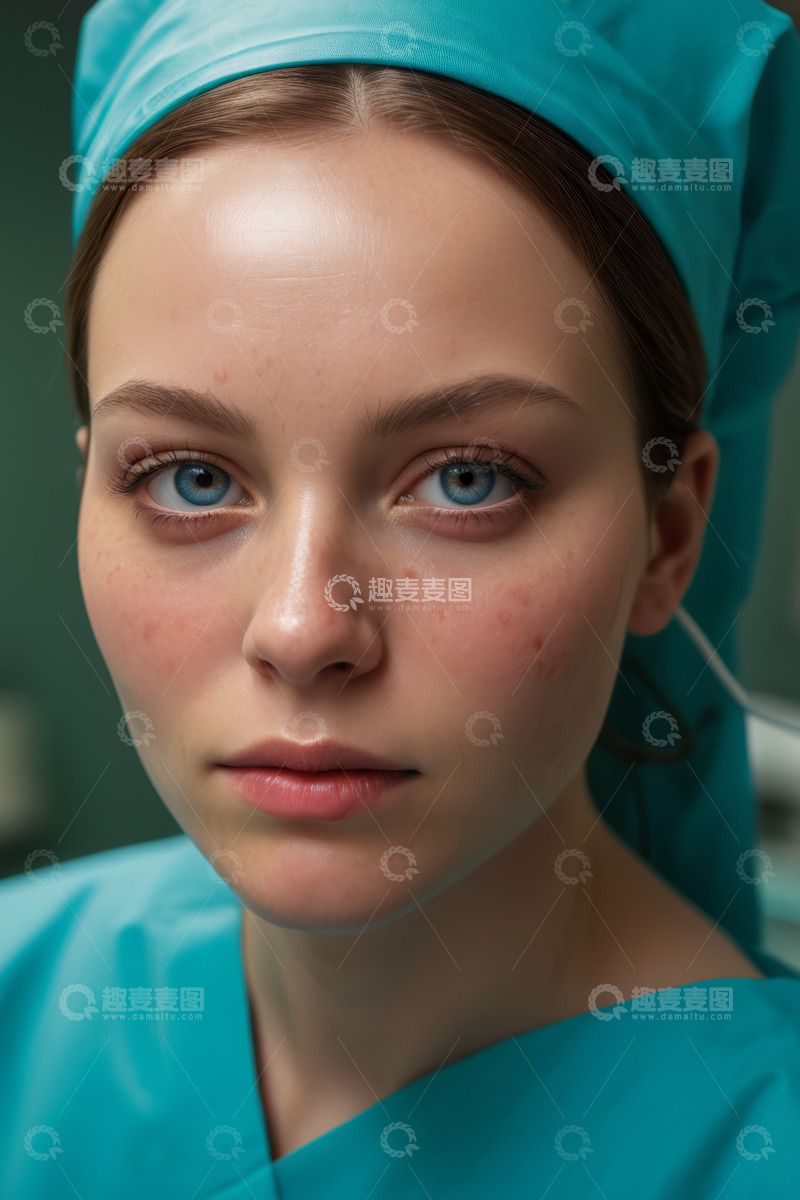 高清大图下载【趣麦麦图】女医护人员特写