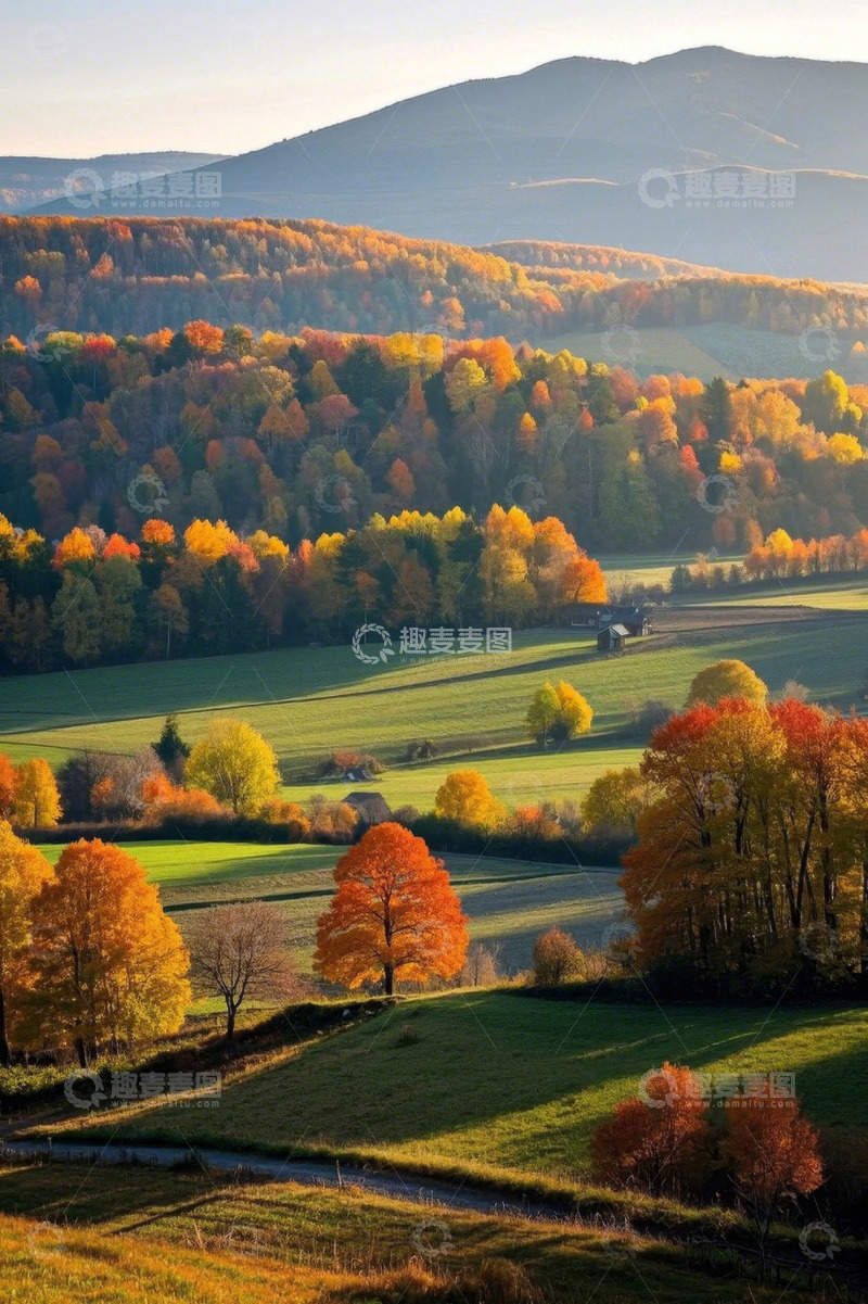 高清大图下载【趣麦麦图】秋日山林田野自然风光