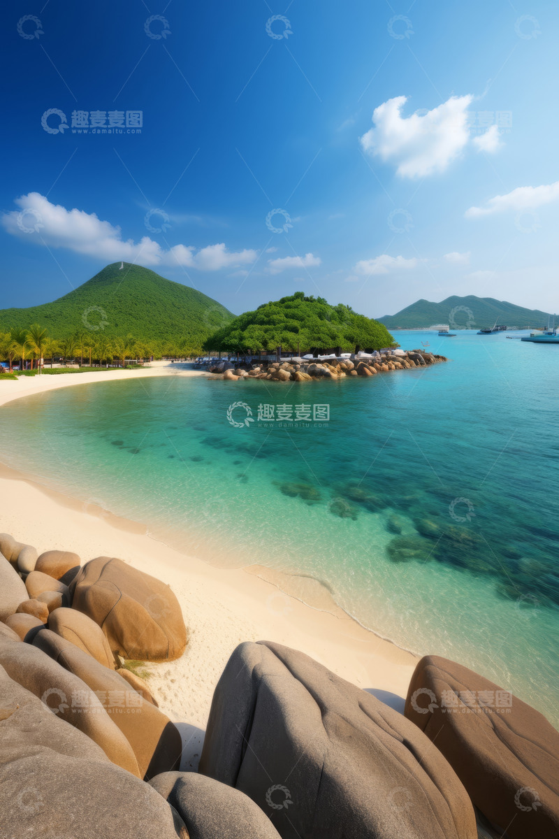 高清大图下载【趣麦麦图】热带海滩自然风光