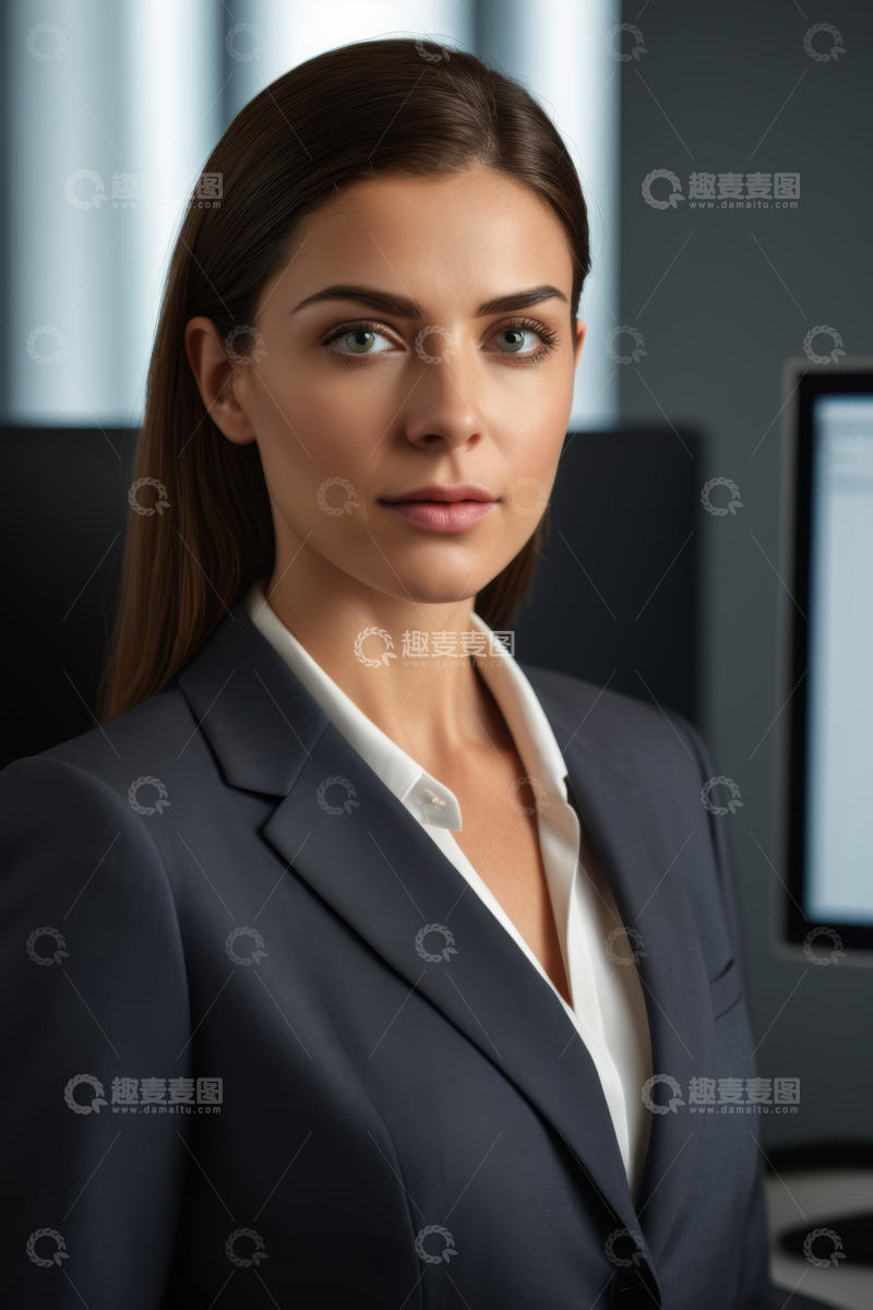 高清大图下载【趣麦麦图】职业女性商务办公肖像
