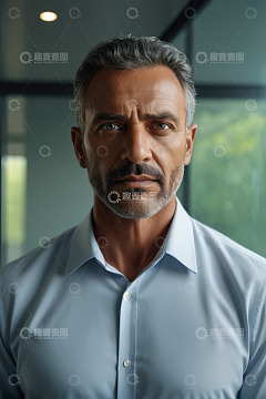 商务男士正面肖像