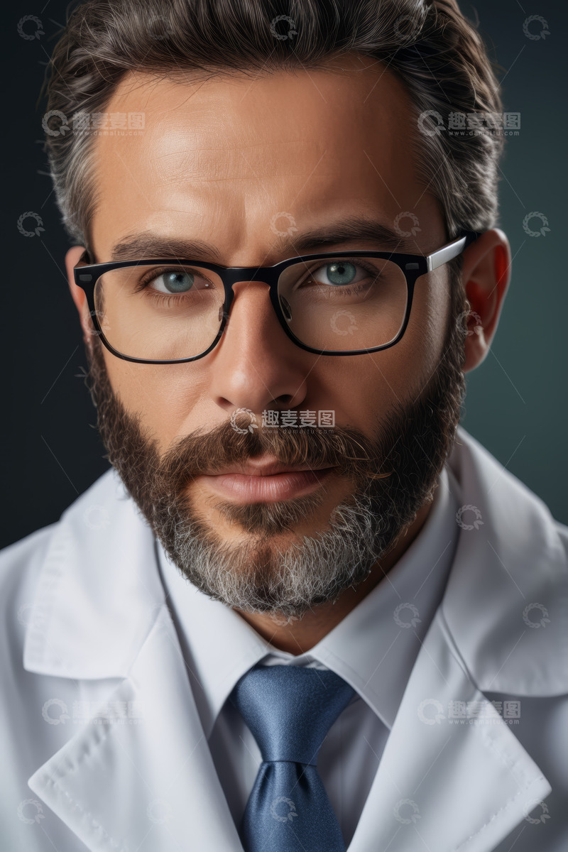 高清大图下载【趣麦麦图】男士医生职业形象特写