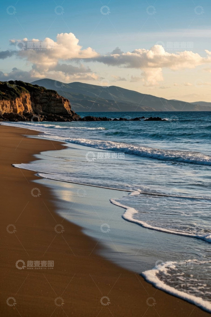 高清大图下载【趣麦麦图】海滩海洋自然风光景象