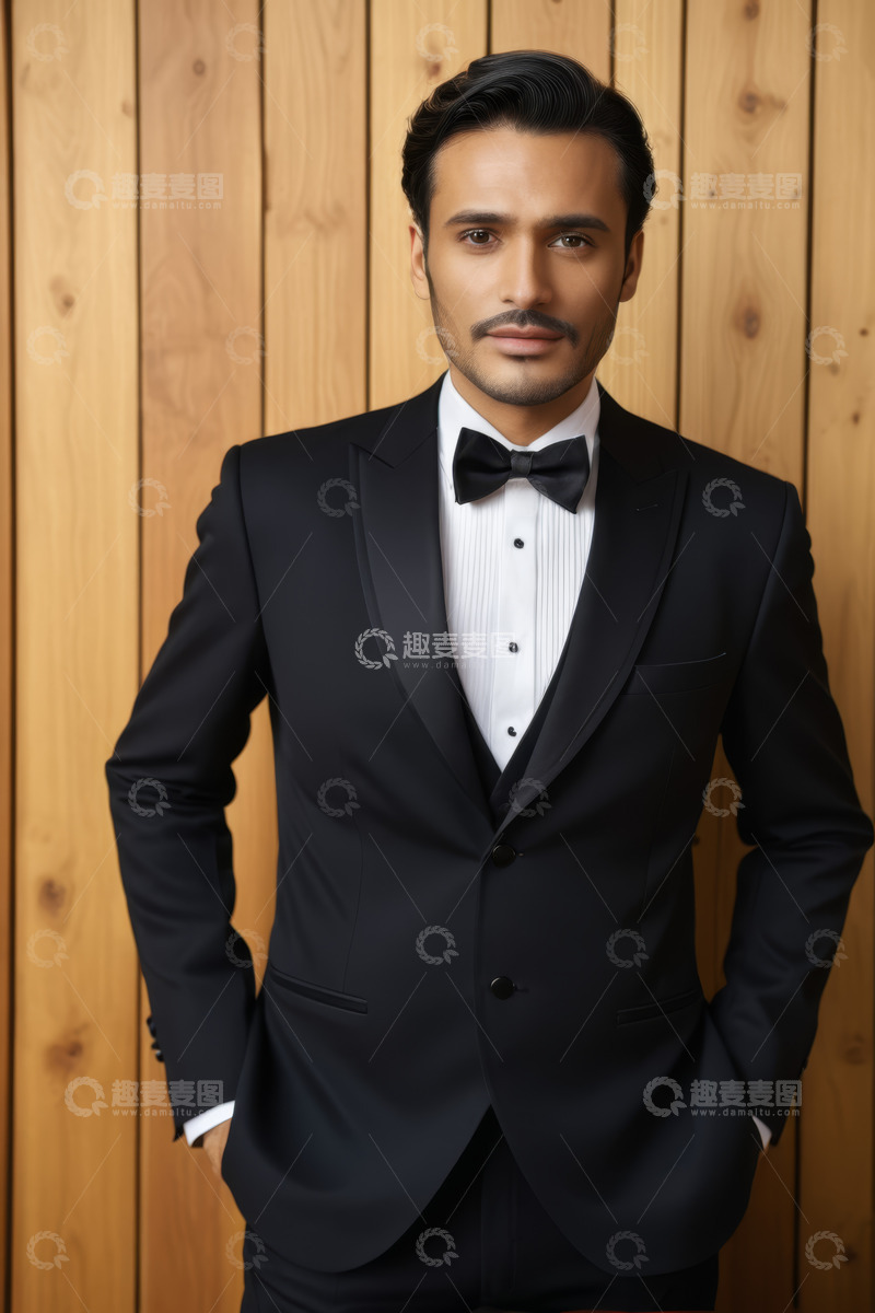 高清大图下载【趣麦麦图】身着西装礼服的男士形象