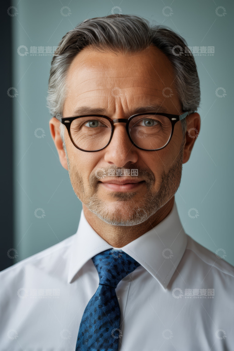 高清大图下载【趣麦麦图】商务男士正装肖像