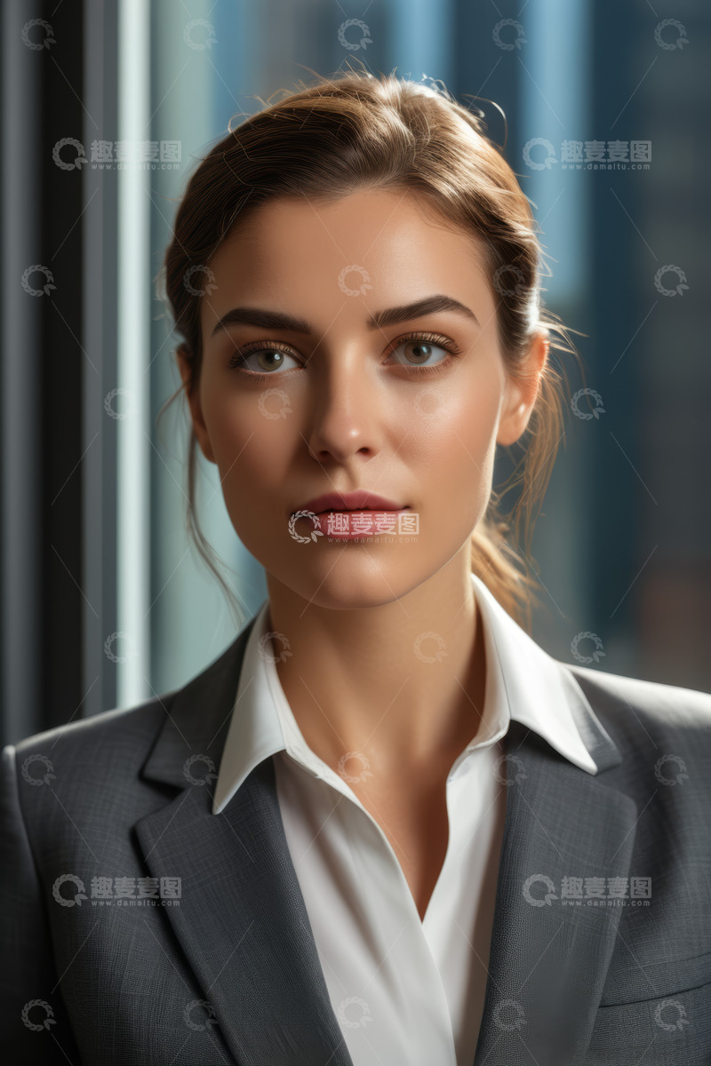 高清大图下载【趣麦麦图】职业女性商务形象特写