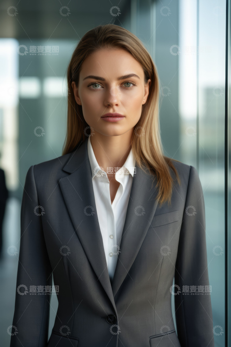 高清大图下载【趣麦麦图】职业装女性商务形象展示