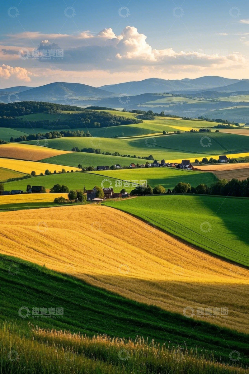 高清大图下载【趣麦麦图】田园乡村田野自然风光