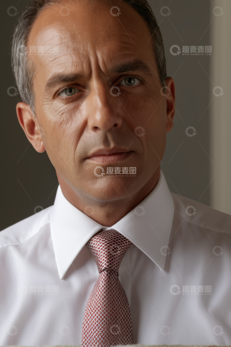 高清大图下载【趣麦麦图】商务男士正装肖像特写