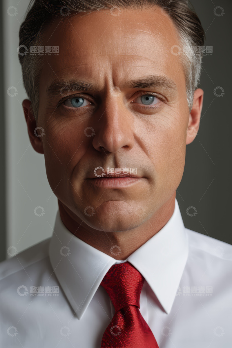 高清大图下载【趣麦麦图】商务男士半身肖像